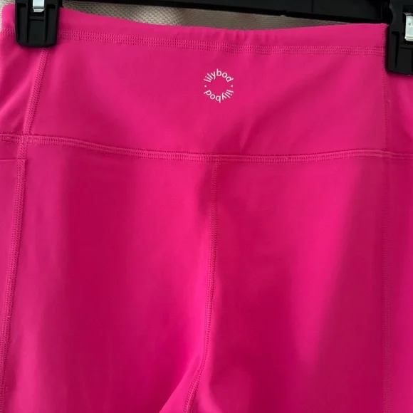 Lilybod Hot Pink Activewear Yoga Gym Athletic Leggings High Rise Size Small - Picture 10 of 11